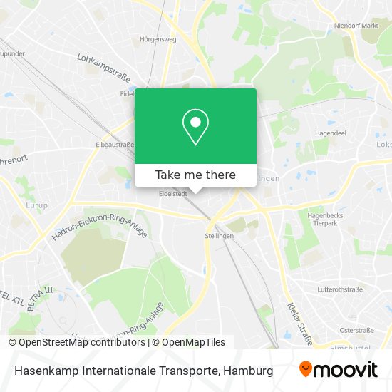 Карта Hasenkamp Internationale Transporte