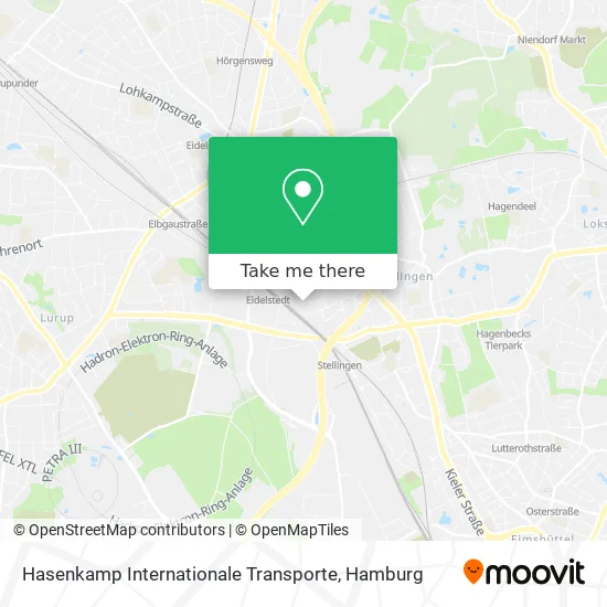 Карта Hasenkamp Internationale Transporte
