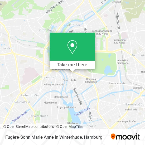 Карта Fugère-Sohn Marie Anne in Winterhude