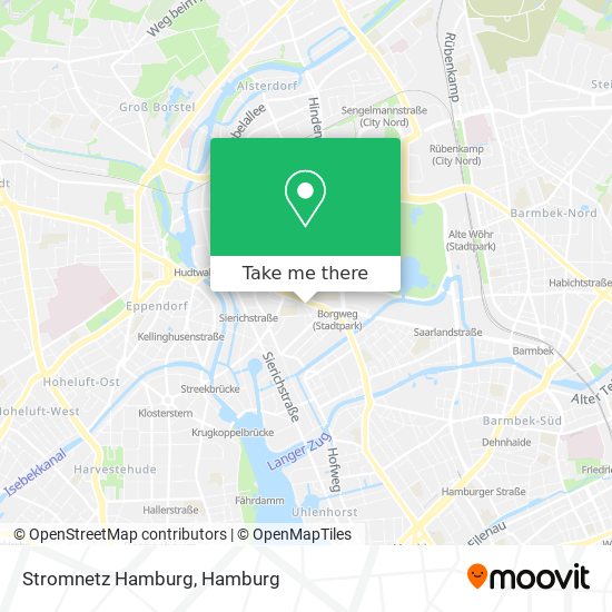 Карта Stromnetz Hamburg