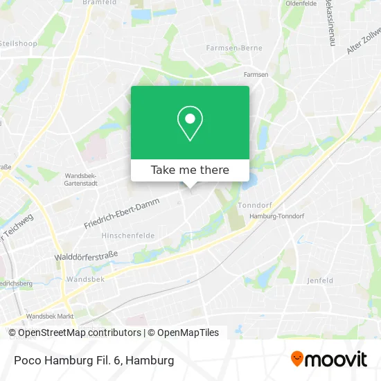 Карта Poco Hamburg Fil. 6