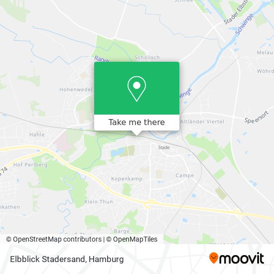Карта Elbblick Stadersand