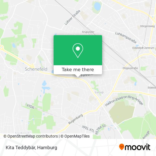 Kita Teddybär map