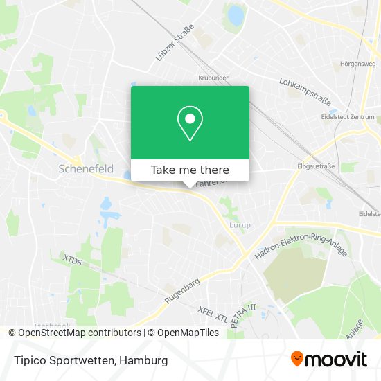 Tipico Sportwetten map