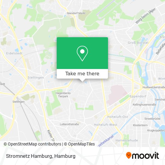 Stromnetz Hamburg map