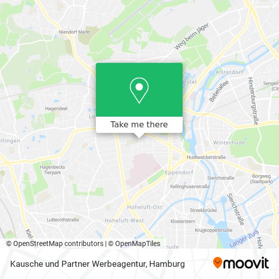 Kausche und Partner Werbeagentur map