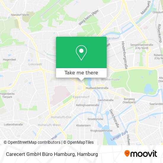 Carecert GmbH Büro Hamburg map