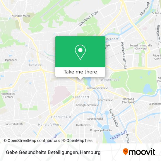 Gebe Gesundheits Beteiligungen map