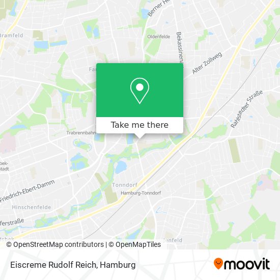 Eiscreme Rudolf Reich map