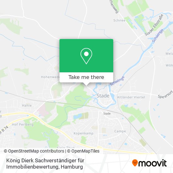 Карта König Dierk Sachverständiger für Immobilienbewertung