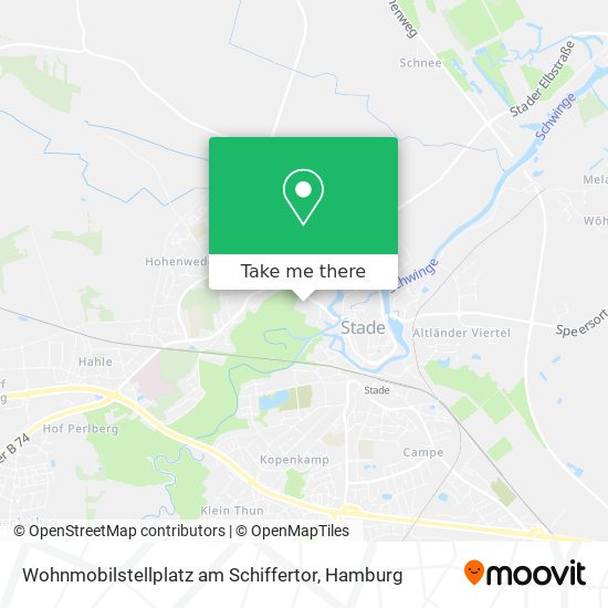 Карта Wohnmobilstellplatz am Schiffertor