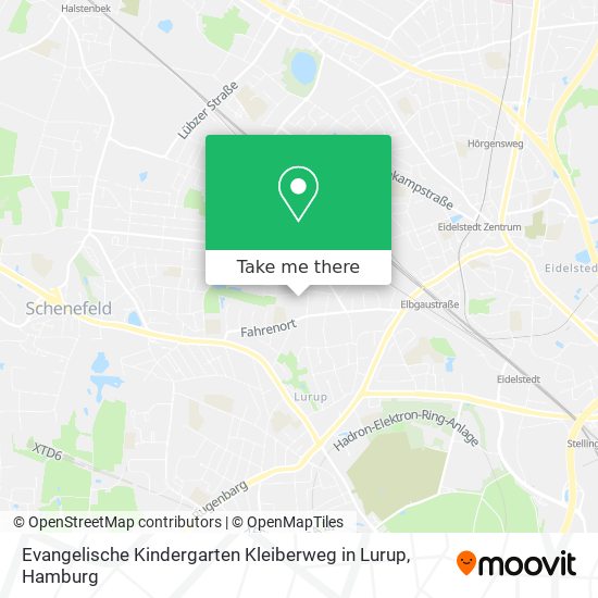 Evangelische Kindergarten Kleiberweg in Lurup map