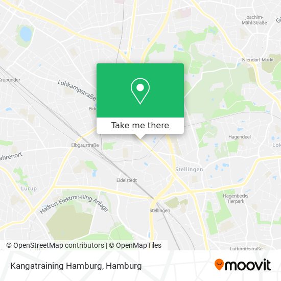 Kangatraining Hamburg map