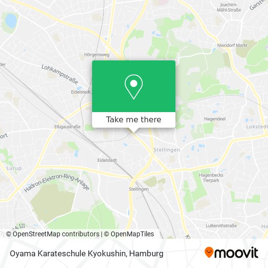 Oyama Karateschule Kyokushin map