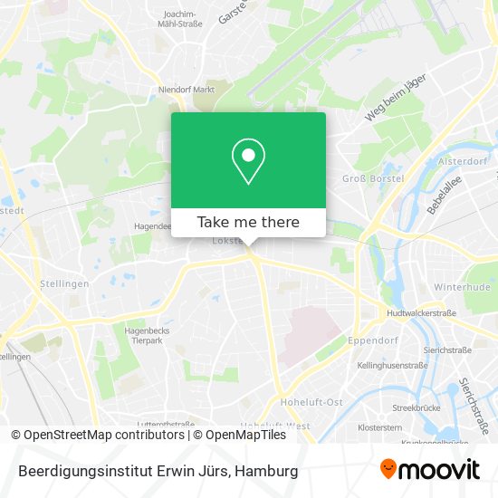 Beerdigungsinstitut Erwin Jürs map