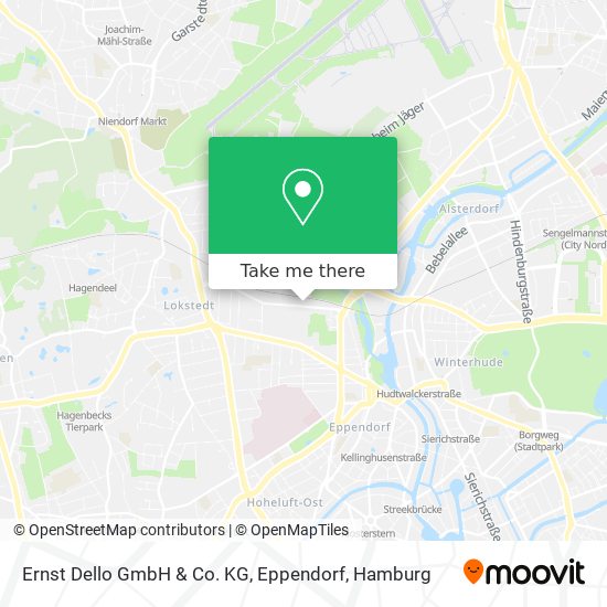 Ernst Dello GmbH & Co. KG, Eppendorf map