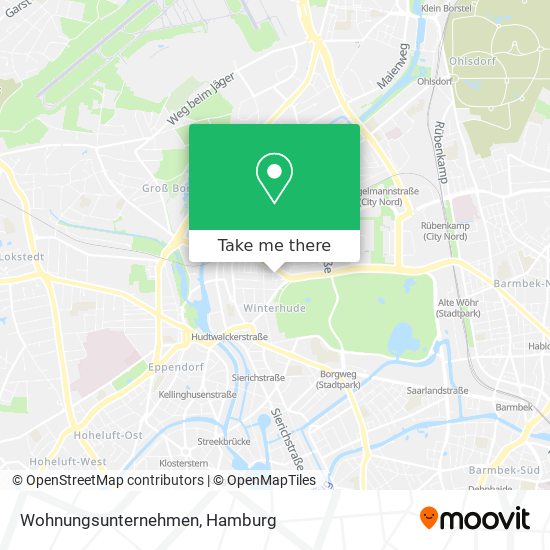 Wohnungsunternehmen map