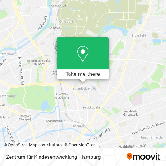 Zentrum für Kindesentwicklung map