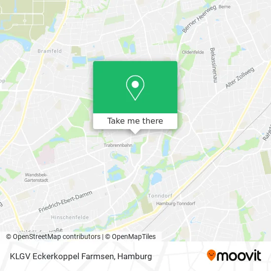 Карта KLGV Eckerkoppel Farmsen