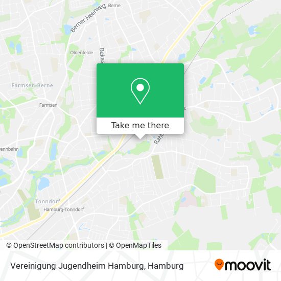 Vereinigung Jugendheim Hamburg map