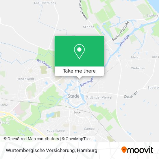 Würtembergische Versicherung map