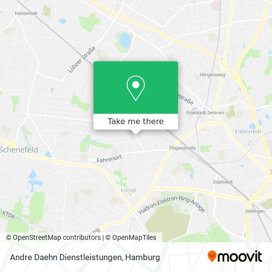 Andre Daehn Dienstleistungen map