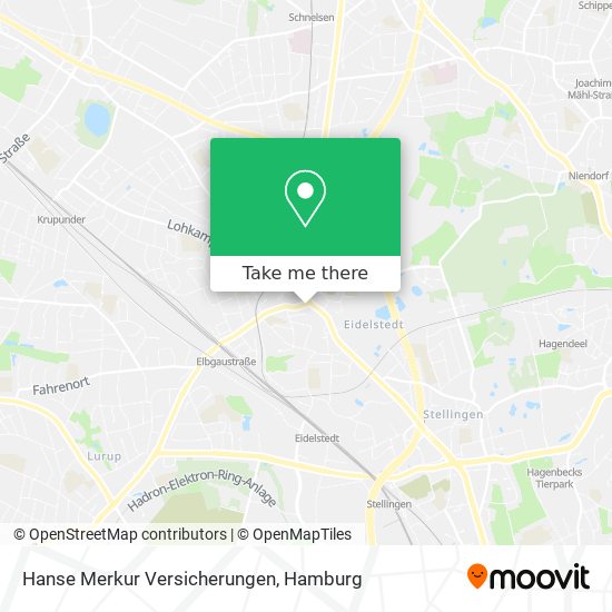 Hanse Merkur Versicherungen map