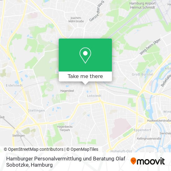 Hamburger Personalvermittlung und Beratung Olaf Sobotzke map
