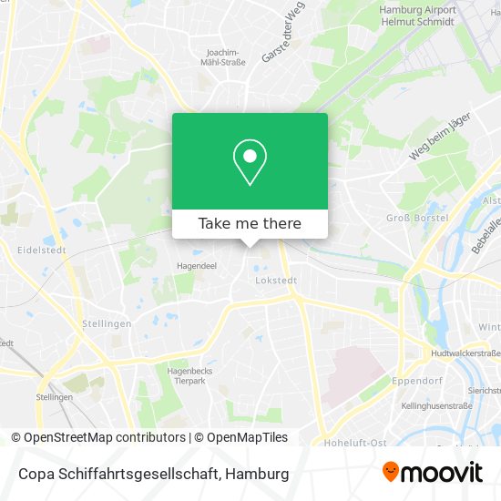Copa Schiffahrtsgesellschaft map