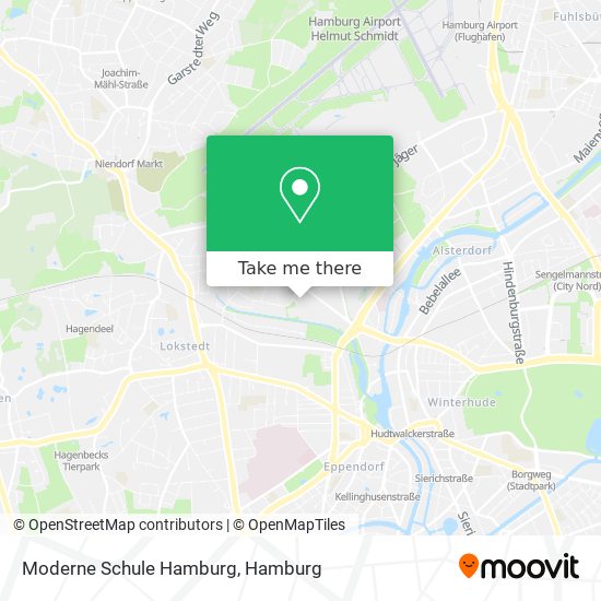 Moderne Schule Hamburg map