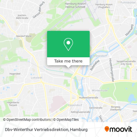 Dbv-Winterthur Vertriebsdirektion map