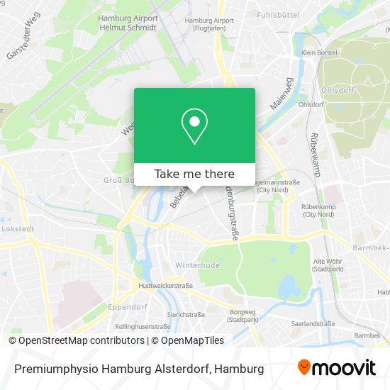 Premiumphysio Hamburg Alsterdorf map