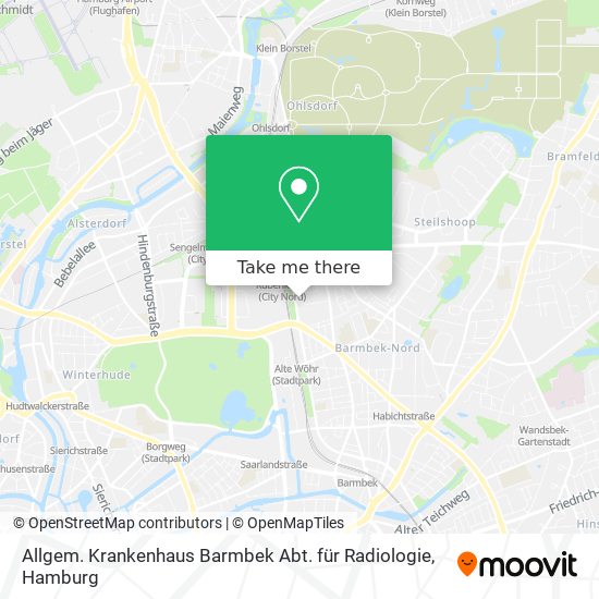 Allgem. Krankenhaus Barmbek Abt. für Radiologie map