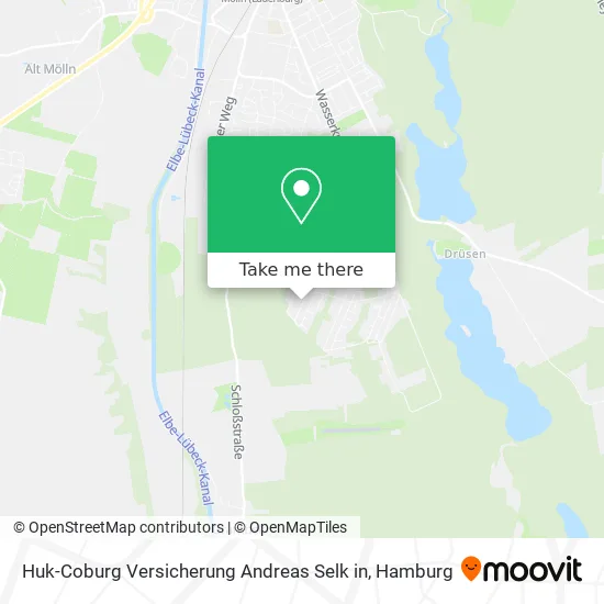 Карта Huk-Coburg Versicherung Andreas Selk in