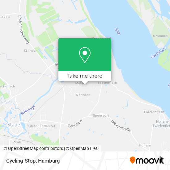 Cycling-Stop map