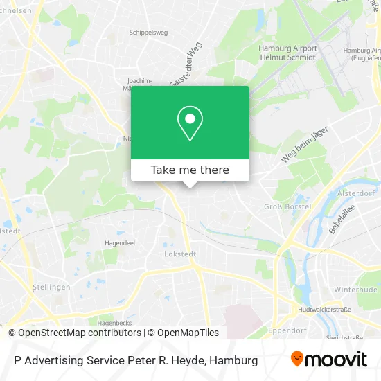 Карта P Advertising Service Peter R. Heyde