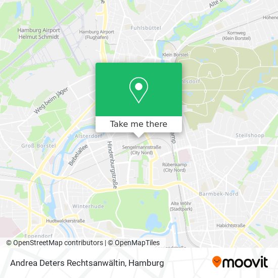 Andrea Deters Rechtsanwältin map