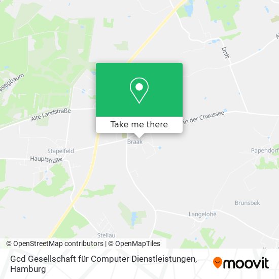 Gcd Gesellschaft für Computer Dienstleistungen map