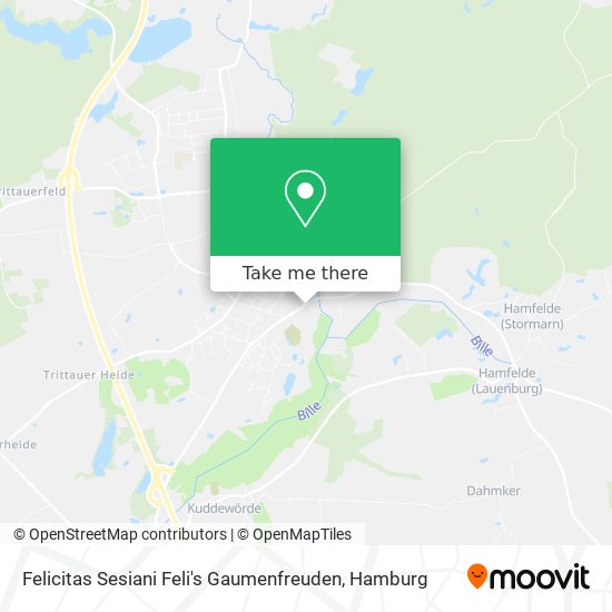 Felicitas Sesiani Feli's Gaumenfreuden map