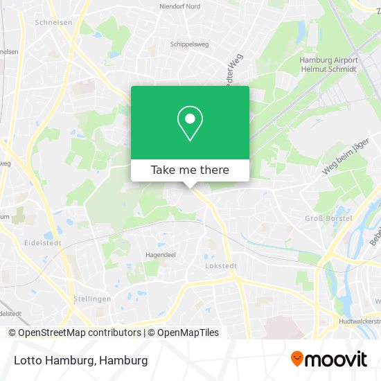 Lotto Hamburg map