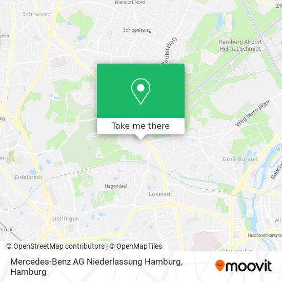 Mercedes-Benz AG Niederlassung Hamburg map