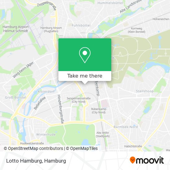 Lotto Hamburg map