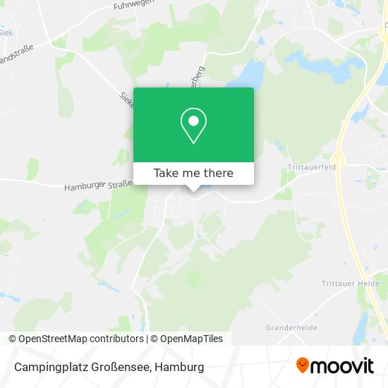 Campingplatz Großensee map