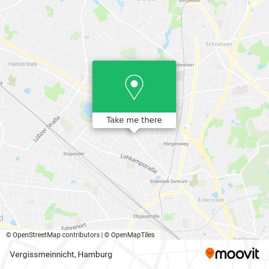 Vergissmeinnicht map