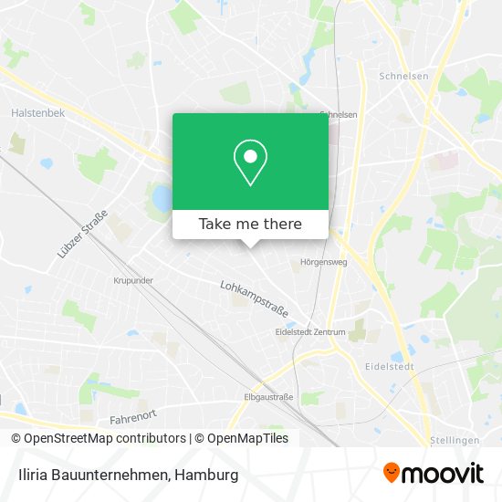 Iliria Bauunternehmen map