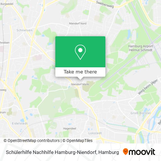 Карта Schülerhilfe Nachhilfe Hamburg-Niendorf