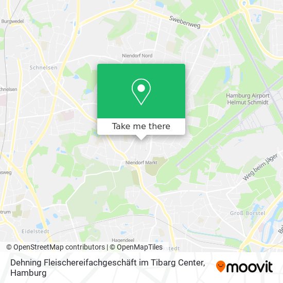 Dehning Fleischereifachgeschäft im Tibarg Center map