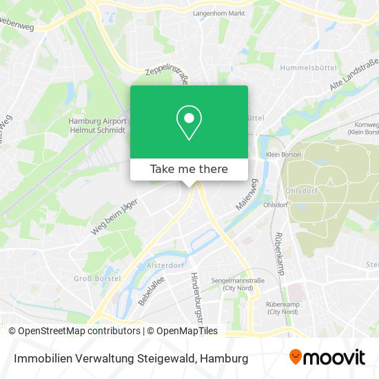 Immobilien Verwaltung Steigewald map