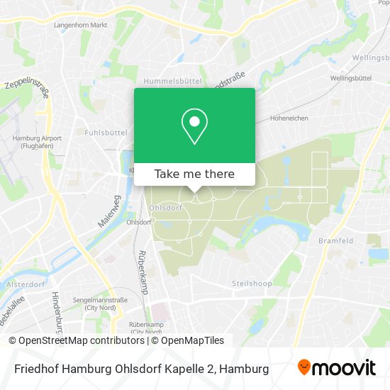 Friedhof Hamburg Ohlsdorf Kapelle 2 map