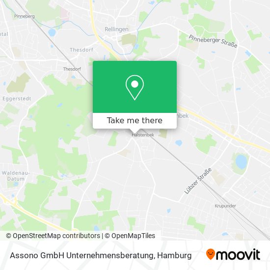 Карта Assono GmbH Unternehmensberatung